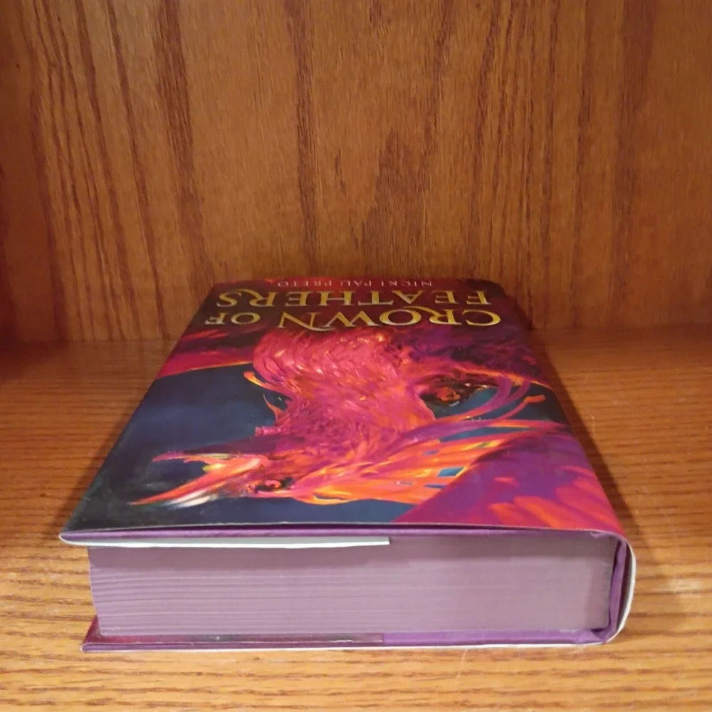 Crown of feathers by Nicki Pau Preto Hand Signed 1st Edition HC Owlcrate